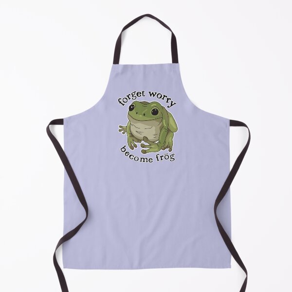 Item preview, Forget Worry Frog - Funny Cute Frogs Toad Mental Health Anxiety Frog designed and sold by BoyPilot Goods.