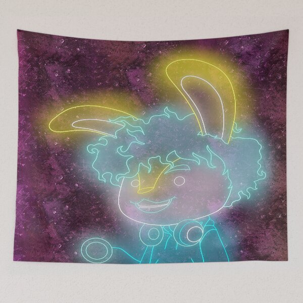 Item preview, Neon DJ Bunny  designed and sold by DesignzByTrippy.