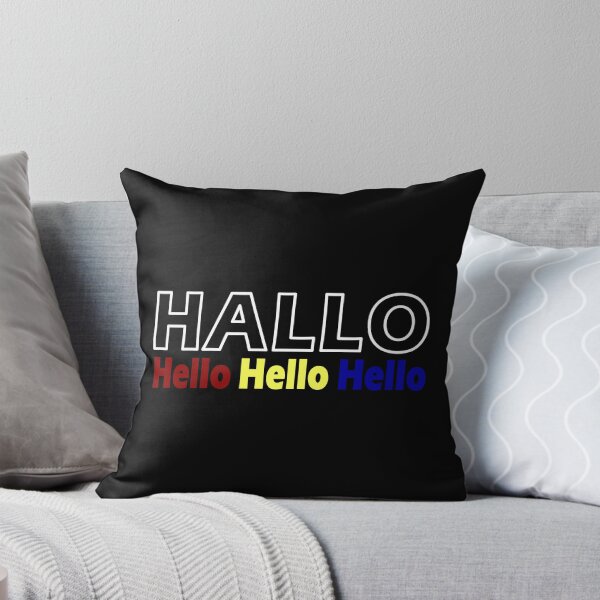 Item preview, Hallo Hello - German Phrase designed and sold by FridPix.