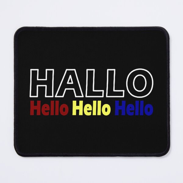 Item preview, Hallo Hello - German Phrase designed and sold by FridPix.