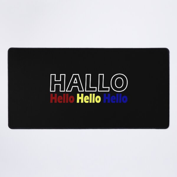 Item preview, Hallo Hello - German Phrase designed and sold by FridPix.