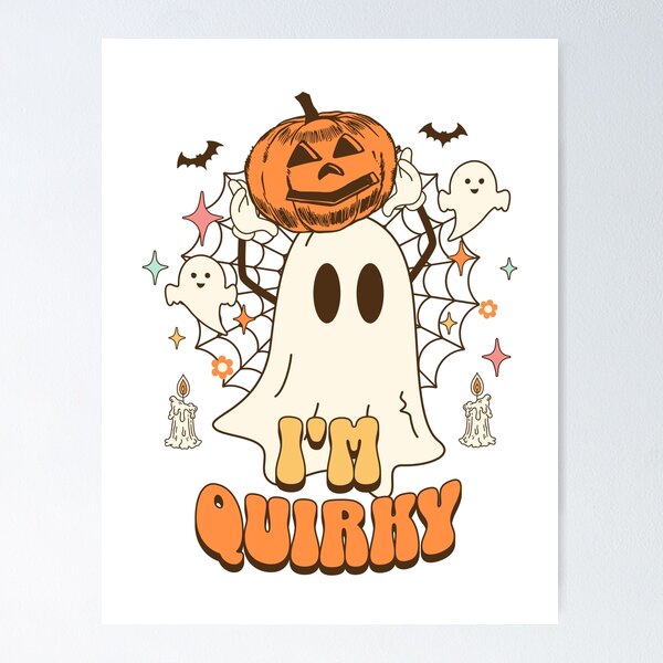 Item preview, Halloween Ghost I’m Quirky  designed and sold by HolidayFantasy.