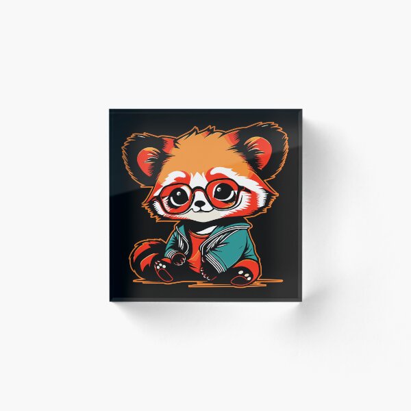 Item preview, Red Panda Cub Vintage designed and sold by HoruXtore.