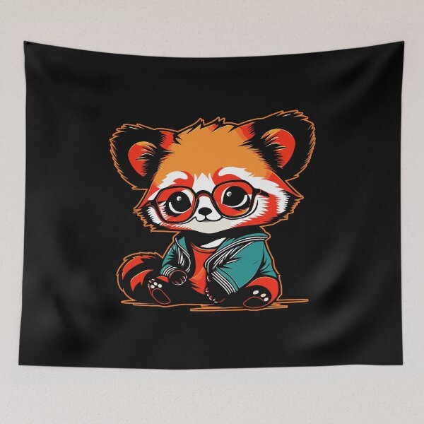 Item preview, Red Panda Cub Vintage designed and sold by HoruXtore.
