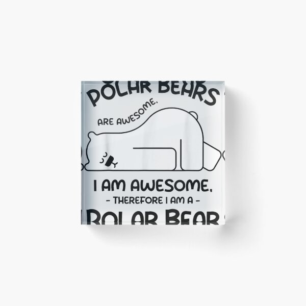 Item preview, Awesome Cartoon I Am A Polar Bear Shirt For Polar Bear Lover  designed and sold by SusanMocka.