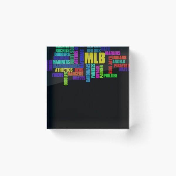 Item preview, MLB Team Typography designed and sold by Libbieomaguera.
