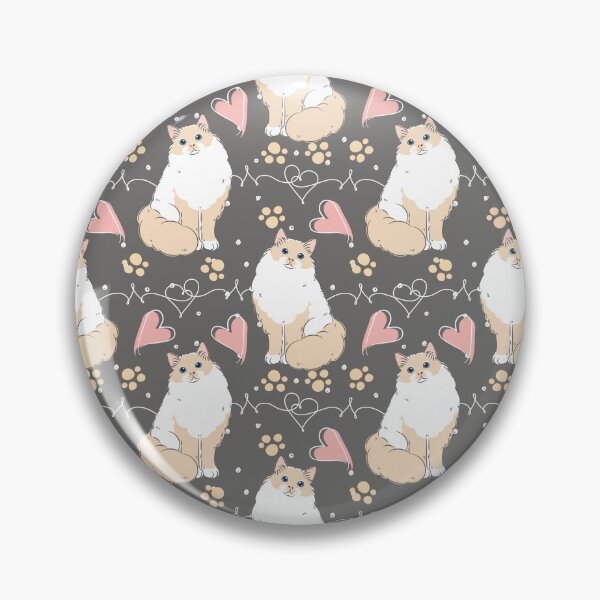 Item preview, Red Mitted Ragdoll Cat  designed and sold by lulululupaint.