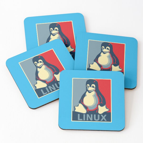 Item preview, Linux Tux Penguin Obama Poster 1 designed and sold by AndreaDavids.