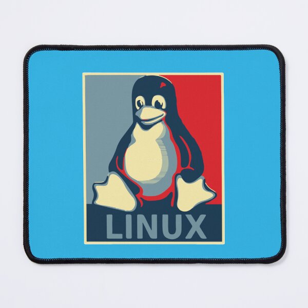 Item preview, Linux Tux Penguin Obama Poster 1 designed and sold by AndreaDavids.