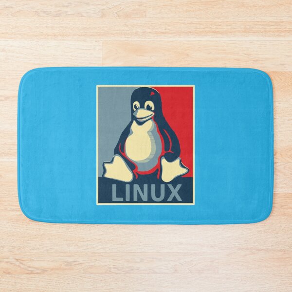 Item preview, Linux Tux Penguin Obama Poster 1 designed and sold by AndreaDavids.