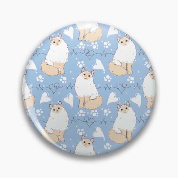 Item preview, Red Point Ragdoll Cat  designed and sold by lulululupaint.