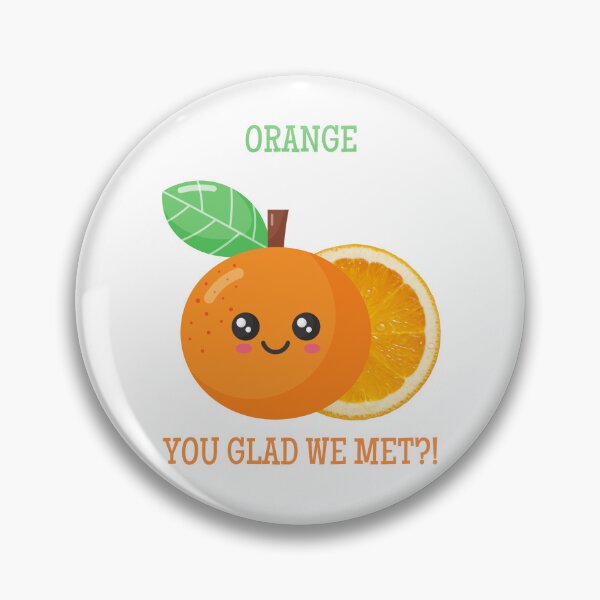 Item preview, Fruit Pun Orange designed and sold by bububabuinc.