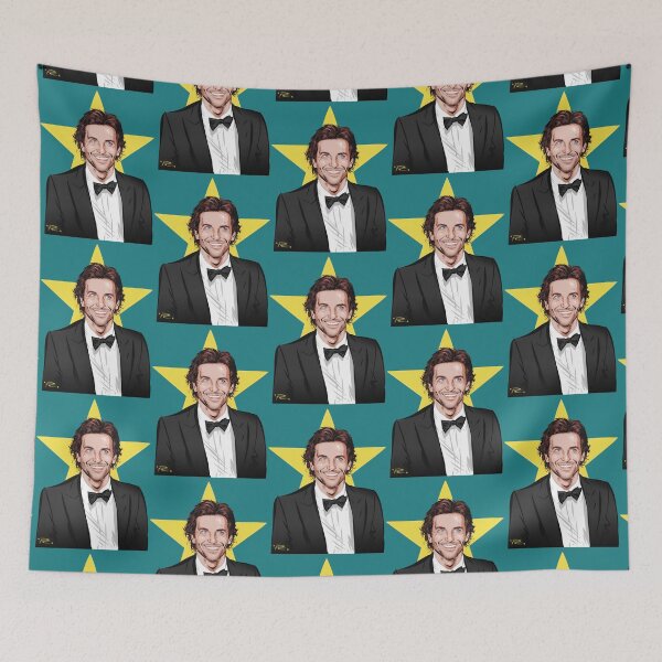 Item preview, Bradley Cooper - An illustration by Paul Cemmick designed and sold by Roddyfinlee.