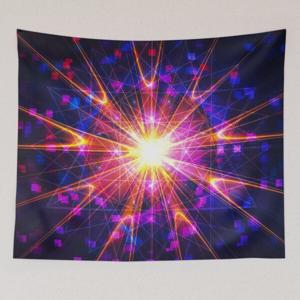 Item preview, Crystal Disco Star [Star of Davids] | Fractal Art by Douglas James designed and sold by SirDouglasFresh.