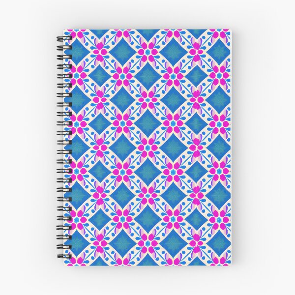 Aperçu de l'œuvre Motif rose et bleu à l'ancienne créée et vendue par Tinytrends.