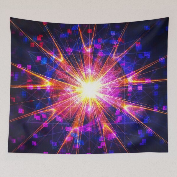 Item preview,  Crystal Disco Star [Flower of Life Pattern] [Star of David] | Fractal Art by Douglas James designed and sold by SirDouglasFresh.