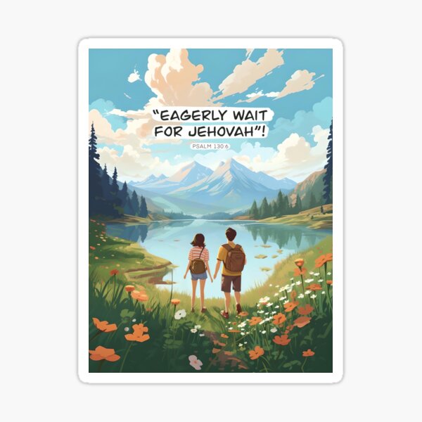 JW 2023-2024 Circuit Assembly | Eagerly Wait for Jehovah! Sticker