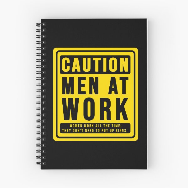 Item preview, Funny construction phrase caution men at work designed and sold by DisenyosDeMike.