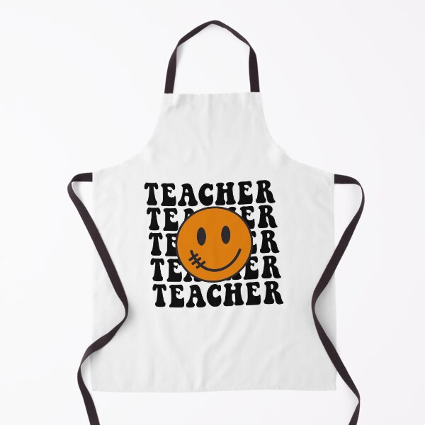 Item preview, Teacher Retro Smiley designed and sold by ClariseDesigns.
