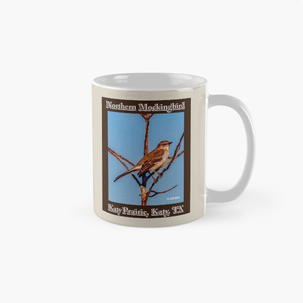 Item preview, Give Someone You Love The Bird, Northern Mockingbird, Katy Prairie, Katy, Texas, The Northern Mockingbird Is The State Bird Of Texas.  designed and sold by MoreEZUSA-Here.