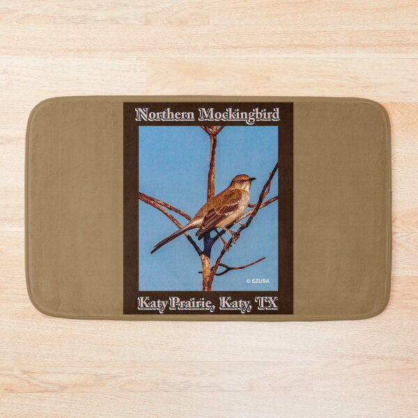 Item preview, Give Someone You Love The Bird, Northern Mockingbird, Katy Prairie, Katy, Texas, The Northern Mockingbird Is The State Bird Of Texas.  designed and sold by MoreEZUSA-Here.