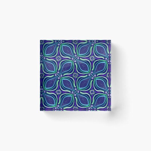 Item preview, Blue Green Metallic Abstract designed and sold by Jane Izzy Designs.