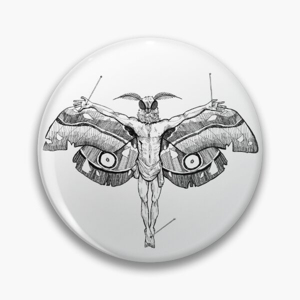 Item preview, Moth man Jesus Crucified  designed and sold by TheColdestRamen.