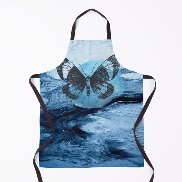 Item preview, Blue butterfly in moonlight nature fantasy designed and sold by garyhoopess.