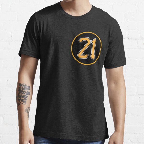 Roberto Clemente 21 T-Shirt - Yellow – Ebbets Field Flannels