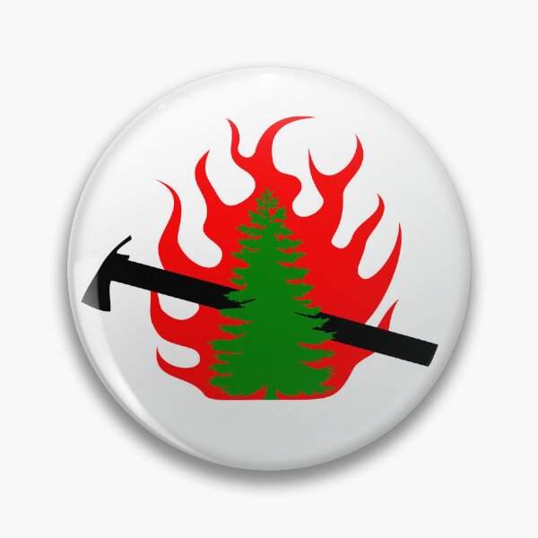Item preview, Wild Fire Firefighter Symbol - Colour designed and sold by BunnyHopDesigns.