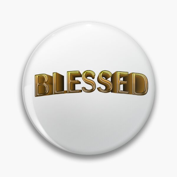 Item preview, Blessed ( vivid 3D letters) designed and sold by FranksArtWorld.