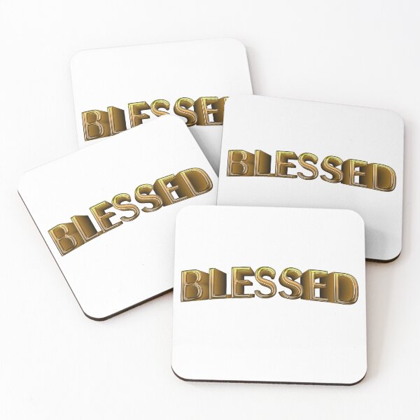 Item preview, Blessed ( vivid 3D letters) designed and sold by FranksArtWorld.