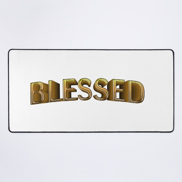Item preview, Blessed ( vivid 3D letters) designed and sold by FranksArtWorld.