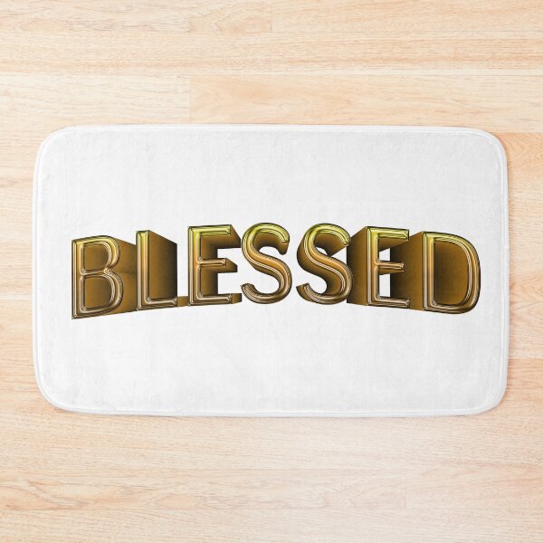 Item preview, Blessed ( vivid 3D letters) designed and sold by FranksArtWorld.