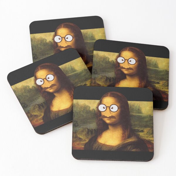 Item preview, Mona Lisa Sacha Baron Cohen Mustache Humorous  designed and sold by Psycho-Crazy.