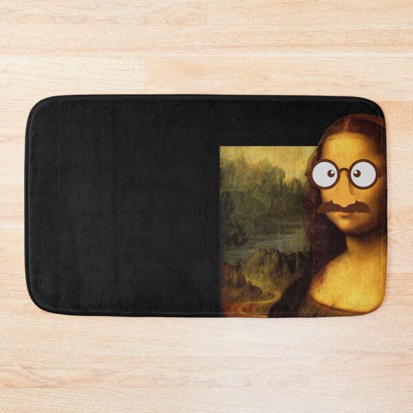 Item preview, Mona Lisa Sacha Baron Cohen Mustache Humorous  designed and sold by Psycho-Crazy.