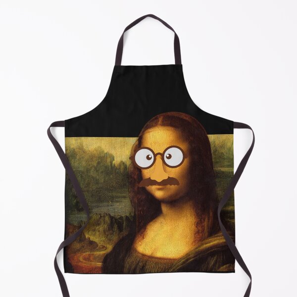 Item preview, Mona Lisa Sacha Baron Cohen Mustache Humorous designed and sold by Psycho-Crazy.