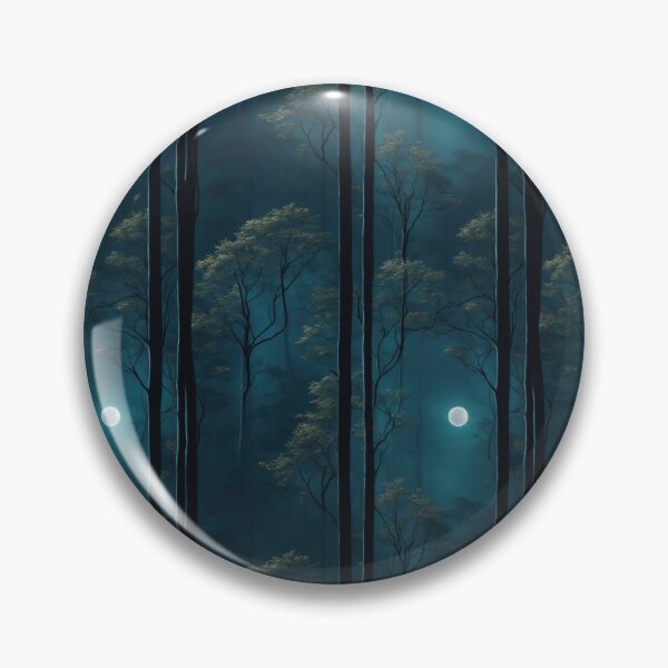 Item preview, Forest scene at night designed and sold by CoolPixels.