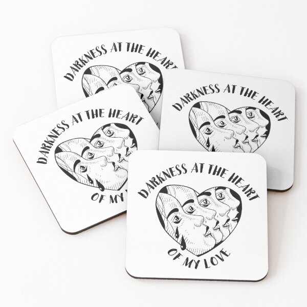 Item preview, Darkness At the Heart Of My Love - Black Heart Design designed and sold by CharlottesArtz.
