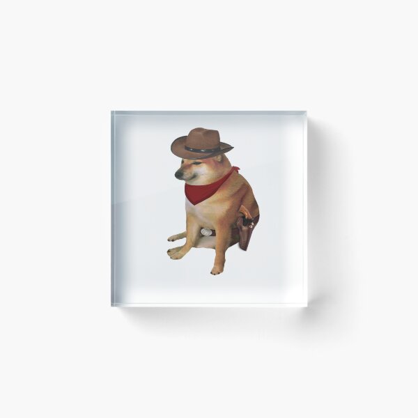 Item preview, Cheems Doge Cowboy Classic designed and sold by graysonkylee.