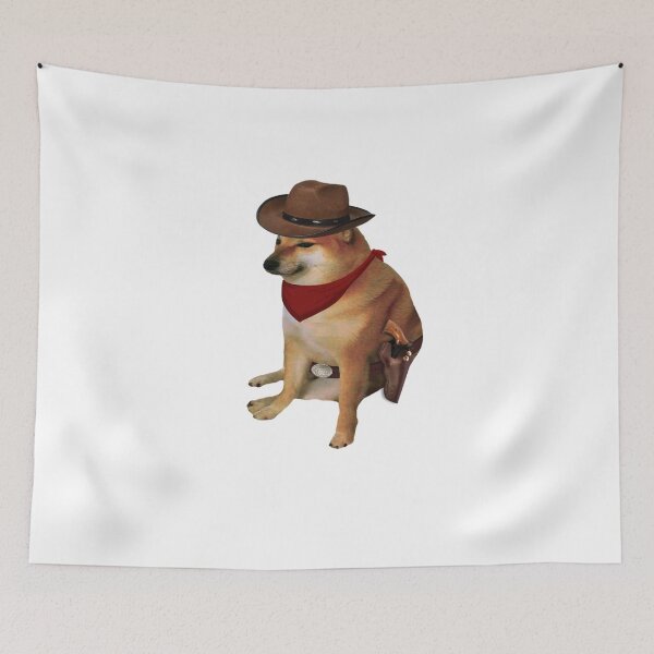 Item preview, Cheems Doge Cowboy Classic designed and sold by graysonkylee.