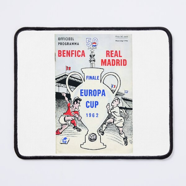 Item preview, Vintage Champions League Final Poster - Real Madrid vs Benfica designed and sold by dal-ieinn.