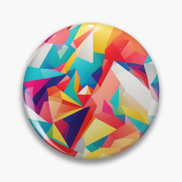 Item preview, Abstract colorful triangles designed and sold by CoolPixels.