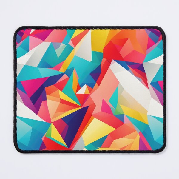 Item preview, Abstract colorful triangles designed and sold by CoolPixels.