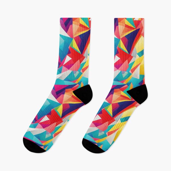 Item preview, Abstract colorful triangles designed and sold by CoolPixels.