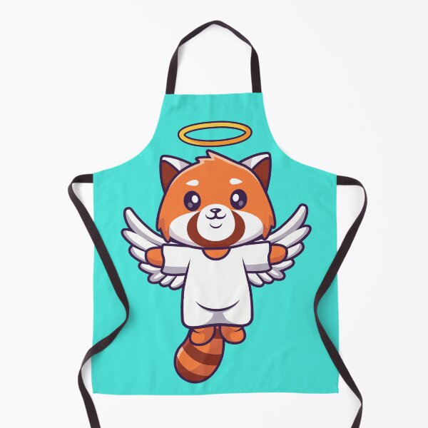 Item preview, Wings of Wonder: Cute Red Panda Angel in Flight designed and sold by hjian8219.