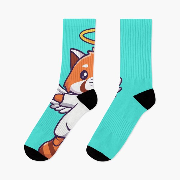 Item preview, Wings of Wonder: Cute Red Panda Angel in Flight designed and sold by hjian8219.