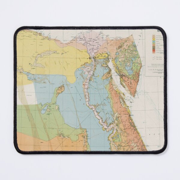 Item preview, Vintage Egypt Geology Map (1928) designed and sold by BravuraMedia.