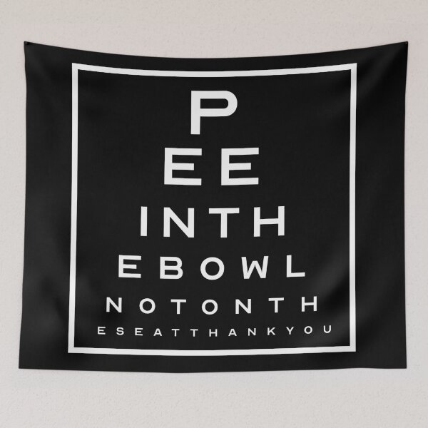 Item preview, Funny p in the bowl bathroom signage designed and sold by DisenyosDeMike.