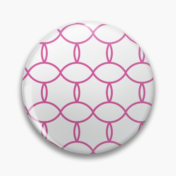 Item preview, Deep Pink Geometric Design On White Background designed and sold by burbankdesigns.